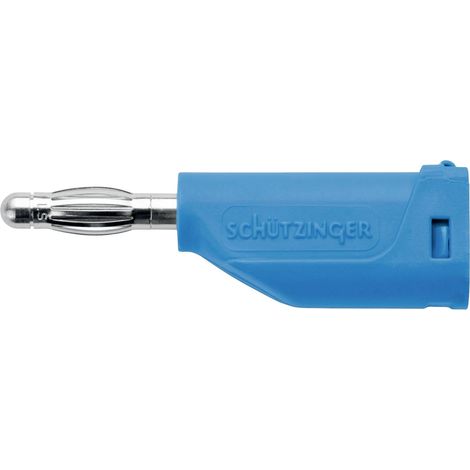 Schützinger Fiche à ressort Ø de la broche: 4 mm bleu 1 pc(s) C008162