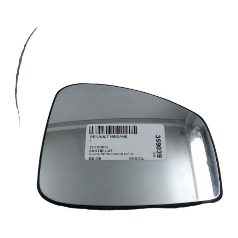 [PRODUIT D'OCCASION] Glace Retroviseur Exterieur D RENAULT Scenic III 2009- ♻️ Ref Oe. 963656780r - Garantie à vie (1/2)