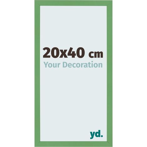 yd. - Cadre photo 20x40 - Vert - MDF - Bologna