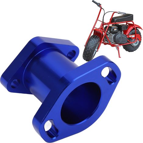 Collecteur d'admission en alliage d'aluminium CNC 22 mm pour mini-moto/kart CT200u. Collecteur d'admission d'air de remplacement en alliage d'aluminium CNC 22 mm pour mini-moto/kart VM22, carburateur (1/5)
