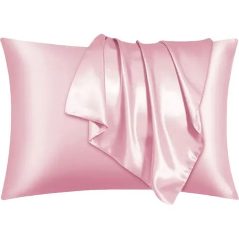 Silk pillow - zipper design, gentle on skin and hair  Soft and breathable twill fabric  Anti-aging hairpiece