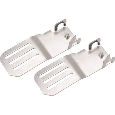 Lot de 2 pinces pour ruban à mesurer en alliage d'aluminium avec trois fentes de fixation, support pour ruban à mesurer pour le travail du bois (1/5)