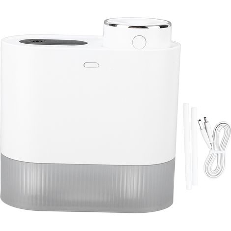Mini Humidificateur USB 450ml, Double Brumisateur Grande Capacité avec LED pour Bureau et Chambre, Blanc (1/5)