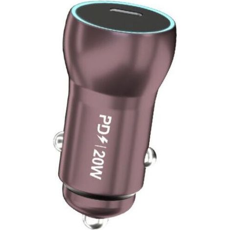 Chargeur pour électroportatif Chargeur de voiture Type-C Chargeur de voiture PD Chargeur de voiture pour téléphone portable (Marron) (1/3)
