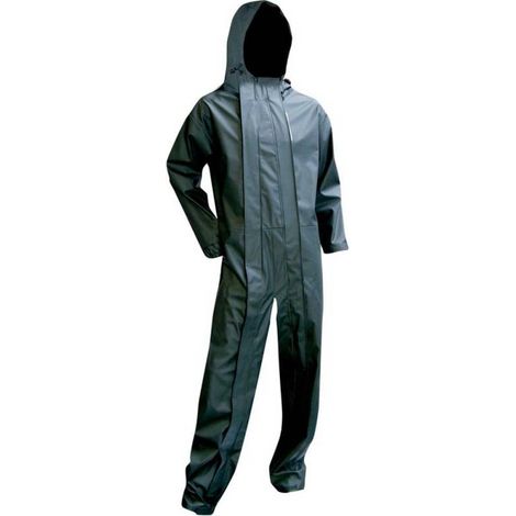 Combinaison de travail imperméable kaki Meteore LMA - Couleur Vert foncé - Taille Vêtement 3XL