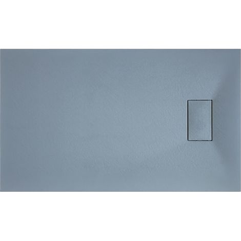 Piatto doccia grigio effetto pietra rettangolare mod. Strong 70x150 cm