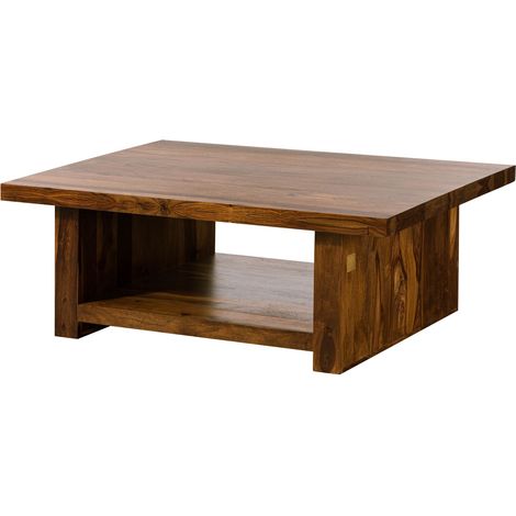 tavolino da salotto in legno di Sheesham / palissandro 120x85x43 noce laccato DUKE 119 (1/3)