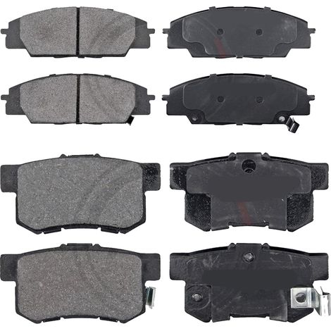 KIT PASTIGLIE FRENO ANTERIORI E POSTERIORI compatibile con HYUNDAI ELANTRA (MD,UD) / PASTIGLIE FRENANTI AUTO OEM PAD1865 PD3357,PAD1989 PD3374 / SOSTITUZIONE DIRETTA / BASSA POLVERE / SILENZIOSO