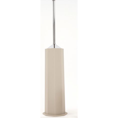 Porta scopino da terra wc toilette bagno tortora mod. Otto