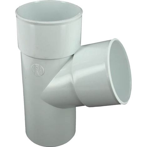 NICOLL Culotte simple mf 67°30 Ø80 blanc