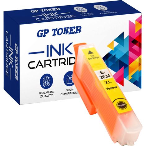 Cartouches d'encre pour Epson 26XL GP-E2634XL Y (1/5)