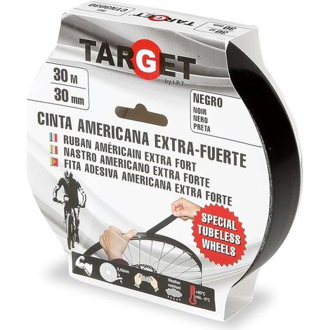 CINTA AMERICANA TARGET 30MX30MM NEGRA TARGET (1/2)
