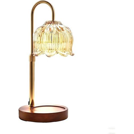 Lampe à bougie - Chauffe-bougie - Lampe chauffe-bougie à variateur - Lampe à bougie électrique avec minuterie - Décoration intérieure pour bougies parfumées en pot (1/5)