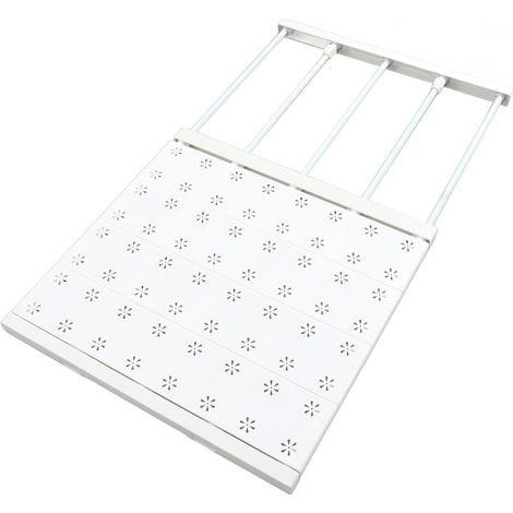 Ausziehbare Kleiderschrankregale, platzsparend, kein Bohren erforderlich, hohe Tragkraft, Kleidertrenner für den Heimgebrauch, 48–80 cm / 18,9–31,5 Zoll (1/5)