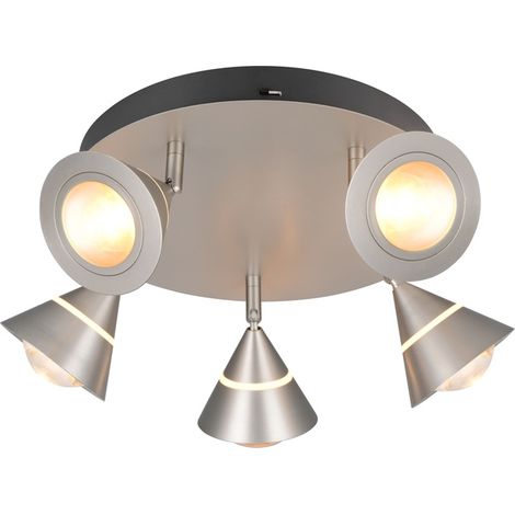 Plafonnier Romeo nickel - 637010507