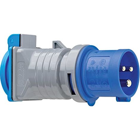 Scheda adattatore Cetac verso base tipo F 2p + T con coperchio CEE (230V / 16A) IP44 (1/4)