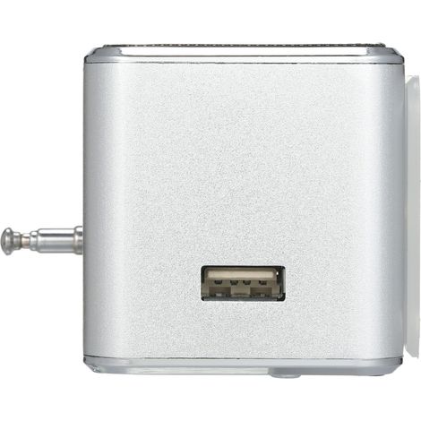 Altavoz Bluetooth de 3 W por canal con radio FM de 87,0 MHz - Altavoz portátil MP3/TF/USB para ordenador/viajes (1/5)