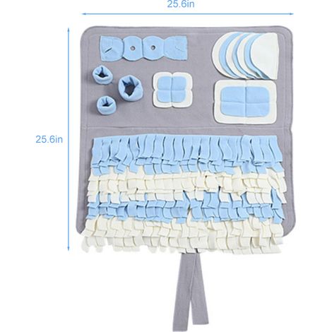 Tapis pour chien, couverture de détection olfactive, tapis d'entraînement lavable pour animaux de compagnie
