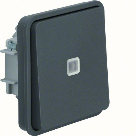 BOUTON-POUSSOIR 1 CONTACT INVERSEUR GRIS 50463525 BERKER