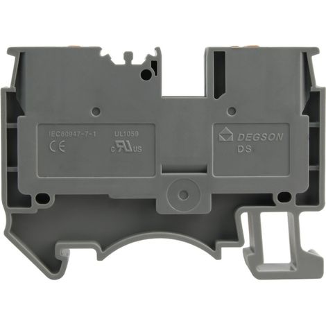 Morsettiera passante grigia da 4 mm² 1P UL (1/4)