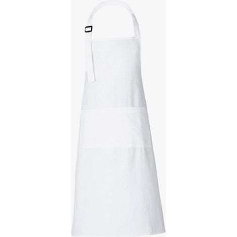 Tabliers de chef pour femmes et hommes 89x68 cm en coton uni avec 3 poches (1/5)