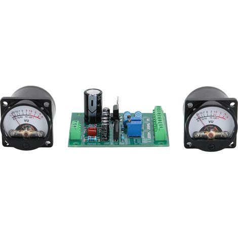 Module Vumètre Audio Stéréo 3 Pièces avec Fonction Mute, Carte Amplificateur 9-12V CC (1/5)