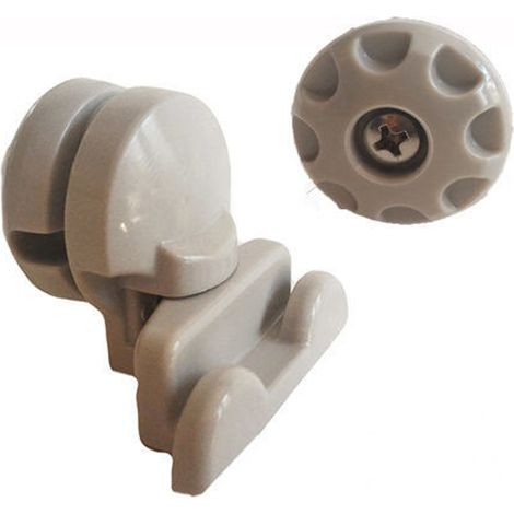 Ricambio pattino inferiore grigio per cabina curva Titan CADAS7GR05