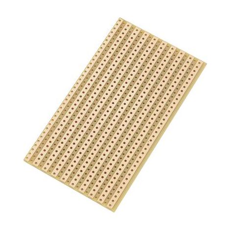 PLATINE EURO TRU COMPONENTS SU527610 530847 BAKÉLITE (L X L) 90 MM X 50 MM 35 µM PAS 5.08 MM 1 PC(S) (1/3)