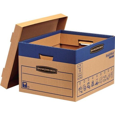 Scatole per trasloco Fellowes smoothmove prime fastfold pieghevoli resistenti