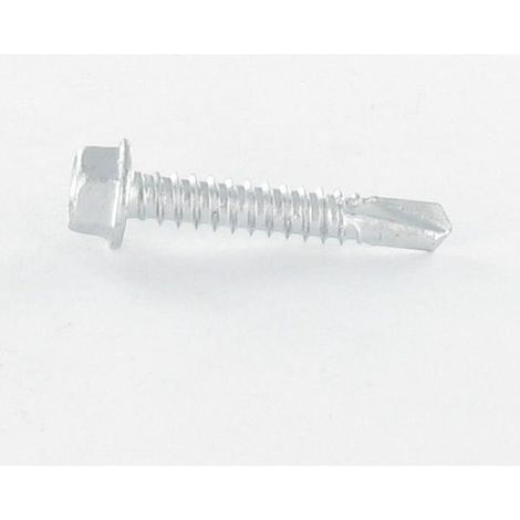 Vis autoperceuse Bimétal Tête hexagonale TH Embase collerette Foret Long 5.5X38-1 pièce