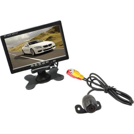 Kit retromarcia Telecamera camper, auto, rimorchi Monitor LCD 7'' staffata (1/2)