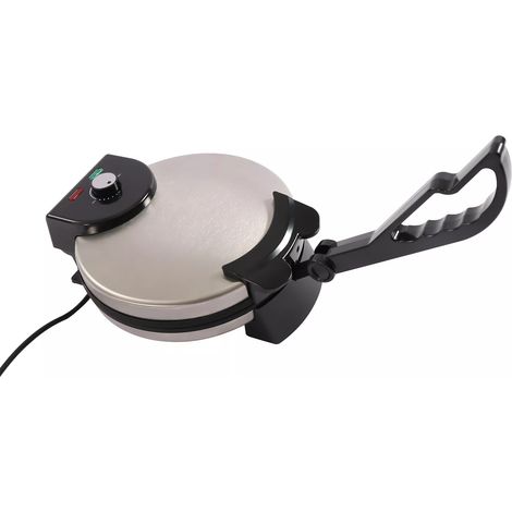 Gojoy – Crêpière électrique 1800 W en acier inoxydable – Température réglable jusqu'à 200°C – Plaque antiadhésive pour cuisson uniforme