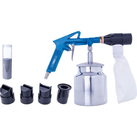 Scheppach Kit Sableuse pneumatique - Pistolet pour tous types de compresseurs