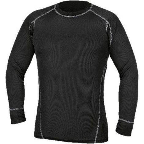 Tricot de corps manches longues homme BETA 7992N - Noir - 2XL