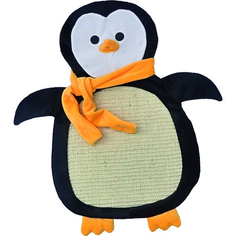 Aumüller Kratzbrett für Katzen aus Sisal - Schmuse-Pinguin mit Katzenminze (1/3)