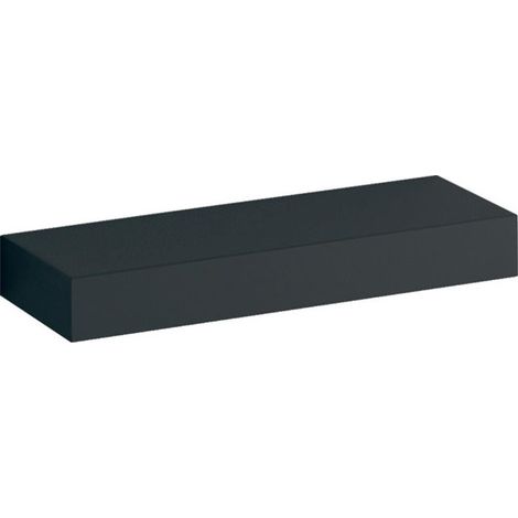 Estante de pared Geberit iCon: Ancho 37 cm, Alto 5 cm, Fondo 16,5 cm, Gris aterciopelado / Lacado mate