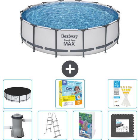 Bestway Steel Pro MAX Rund - 427x122 cm - 8-teilig S607
