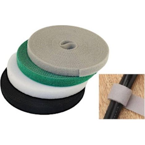 Serre-Câbles Réutilisables 5 m x 8MM - 4 Couleurs Velcro - Pratique et Durable - Qualité Professionnelle - Beast (1/5)