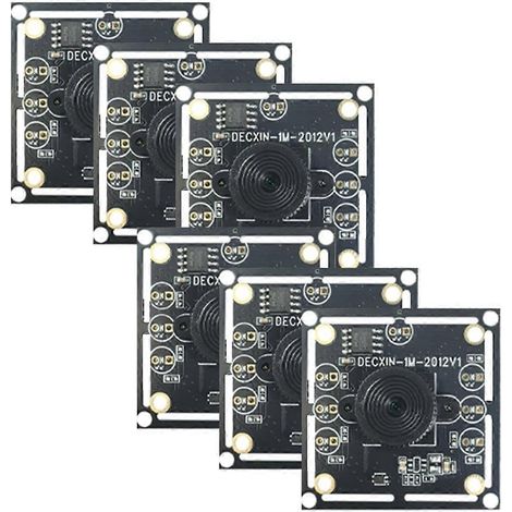 Nouveau module caméra 100° (6 pièces) 1MP OV9732 1280x720 USB, sans pilote, mise au point manuelle, portée de 0,6 mètre. (1/4)