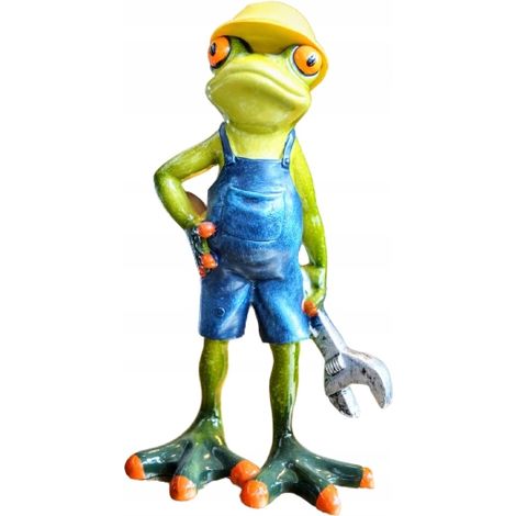 Frosch-Arbeiterfigur 18x9x8 (1/5)