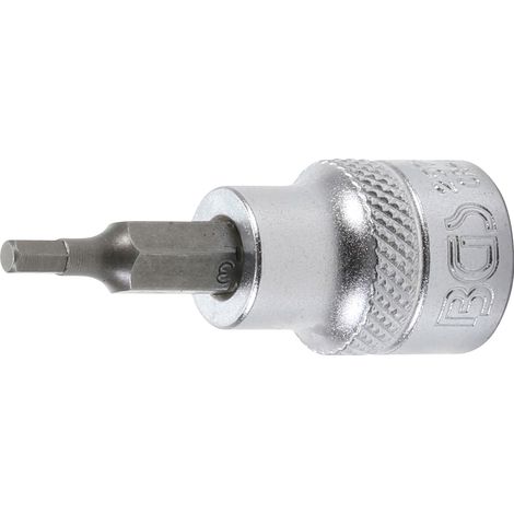 BGS Bit-Einsatz Antrieb Innenvierkant 10 mm (3/8") Innensechskant 3 mm (1/2)