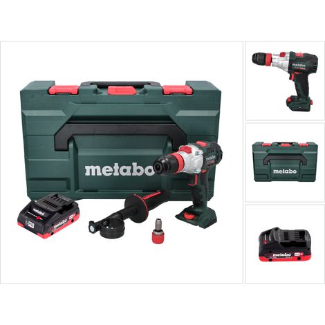 Metabo SB 18 LTX BL Q I Perceuse-visseuse à percussion sans fil 130 Nm 18 V Brushless + 1x Batterie 4,0 Ah + Coffret MetaBOX - sans chargeur (1/5)