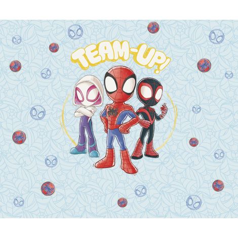Papier peint panoramique - Marvel Spidey et ses amis extraordinaires Team Up - Taille: 300 x 250 cm (1/5)