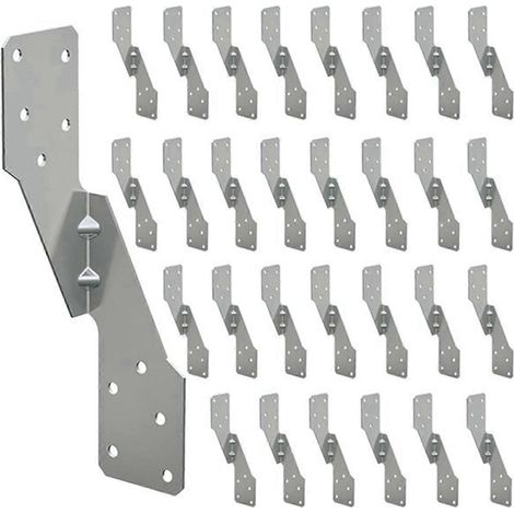 50 Stück Strong-Tie H2.5A, feuerverzinkte Stahl-Sturmsicherungen