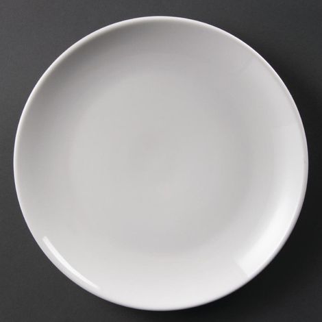 Assiettes Plates Rondes 250mm (Lot de 12) - Ref U079 - Olympia (1/5)