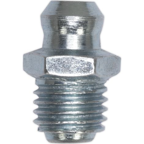 Sealey GNI16 Straight Grease Nipple 1/4""BSP Gas - Pack of 25 (1/2)