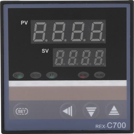 Régulateur de température numérique PID REX-C700 0-400 °C, entrée thermocouple, sortie relais 220 V