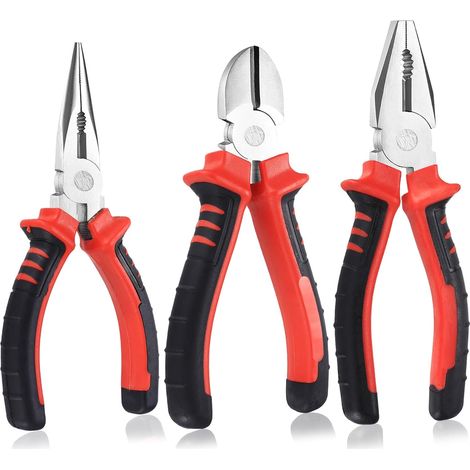 3 - tlg Zangenset, Universelle Kombinationszange, DIY - outils (1/5)
