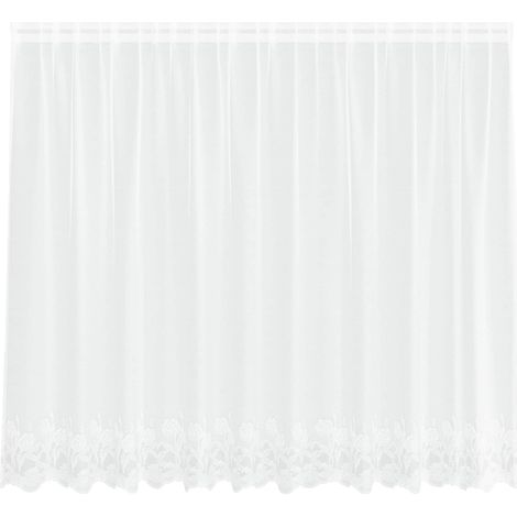 Maison Exclusive - Tenda in Pizzo con tende Bianco 180 x 300 cm Poliestere