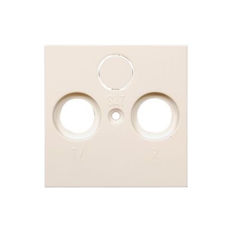 Gira Copr. Presa antenna coassiale System 55 Bianco puro [086903], 0869 03